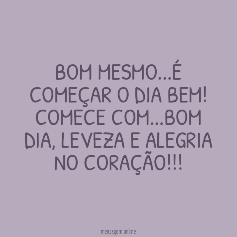 Bom mesmo