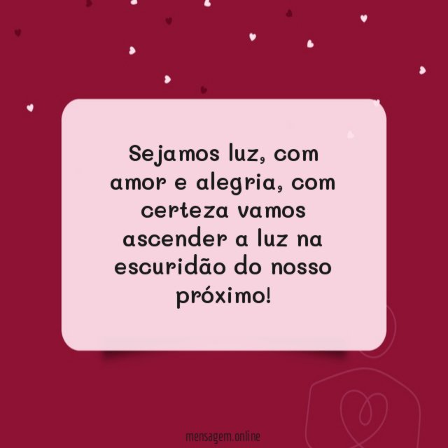 Sejamos luz