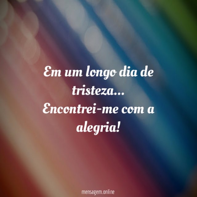 Em um longo dia de tristeza