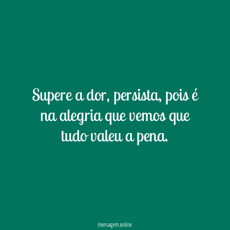 Supere a dor