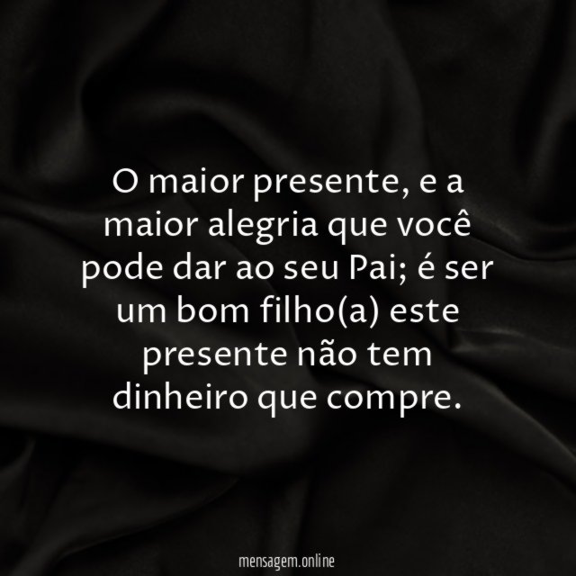 O maior presente