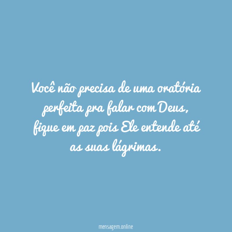 Você não precisa de uma oratória perfeita pra