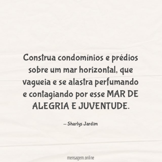 Construa condomínios e prédios sobre um mar horizontal