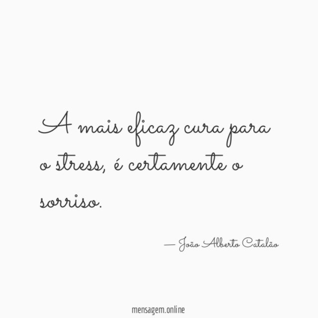 A mais eficaz cura para o stress