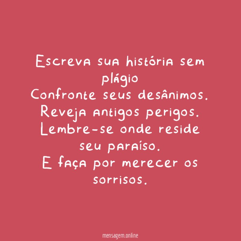 Escreva sua história sem plágio Confronte seus desânimos