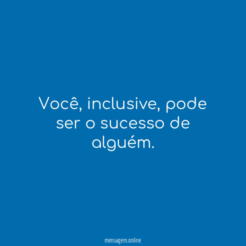 Você