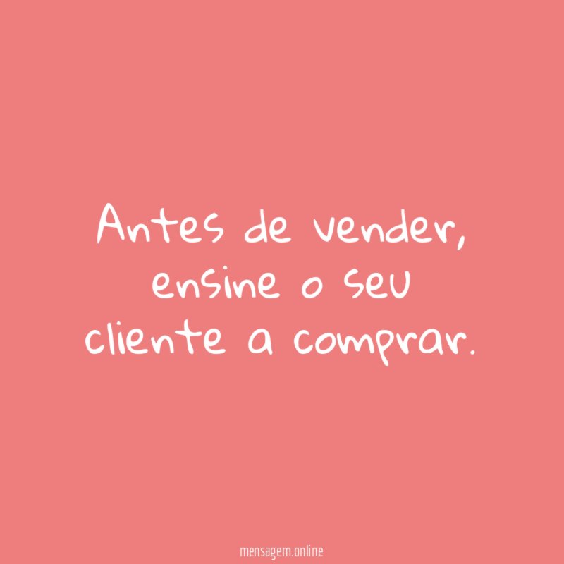 Antes de vender