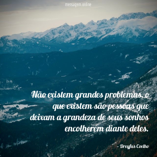 Não existem grandes problemas