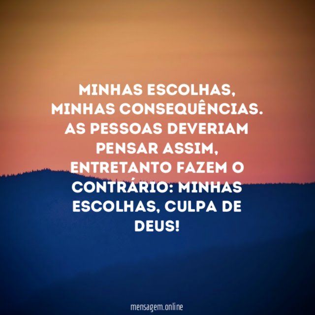 Minhas escolhas