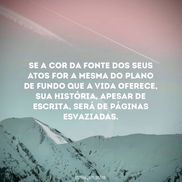 Se a cor da fonte dos seus atos