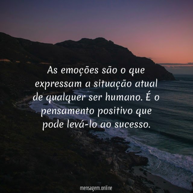 As emoções são o que expressam a situação