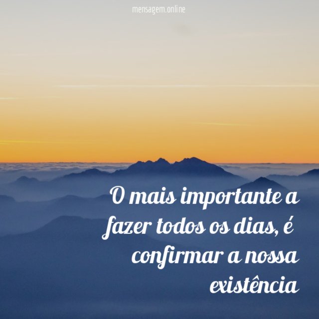 O mais importante a fazer todos os dias