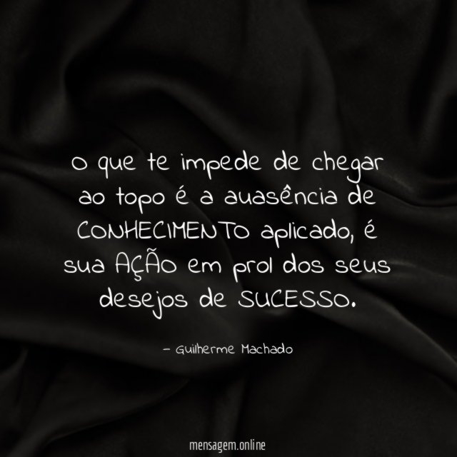O que te impede de chegar ao topo