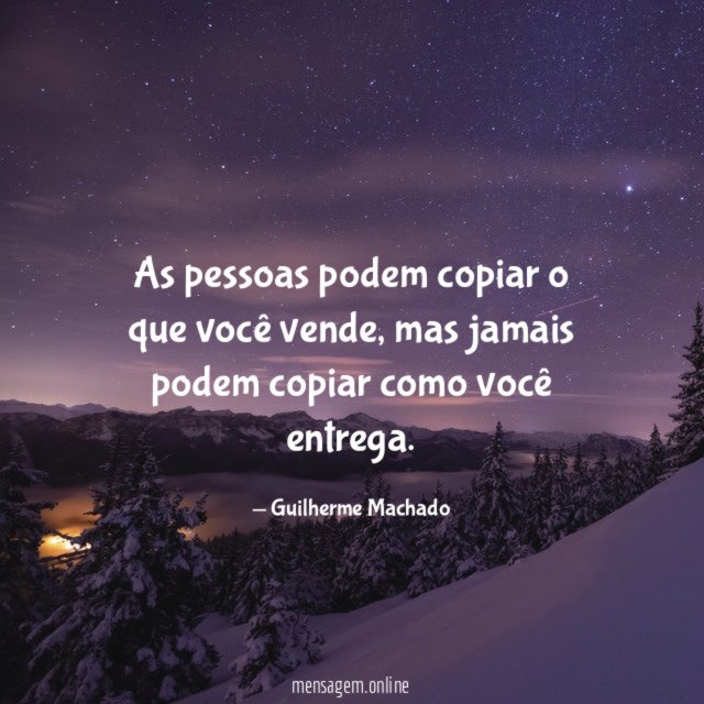 As pessoas podem copiar o que você vende