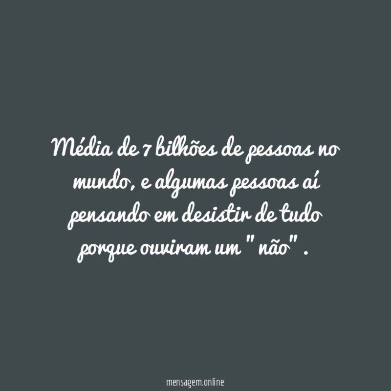 Média de 7 bilhões de pessoas no mundo