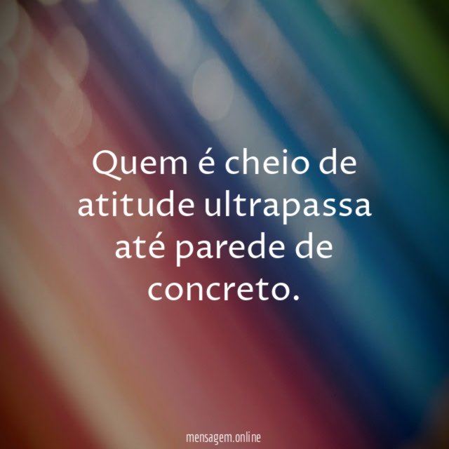Quem é cheio de atitude ultrapassa até parede de concreto