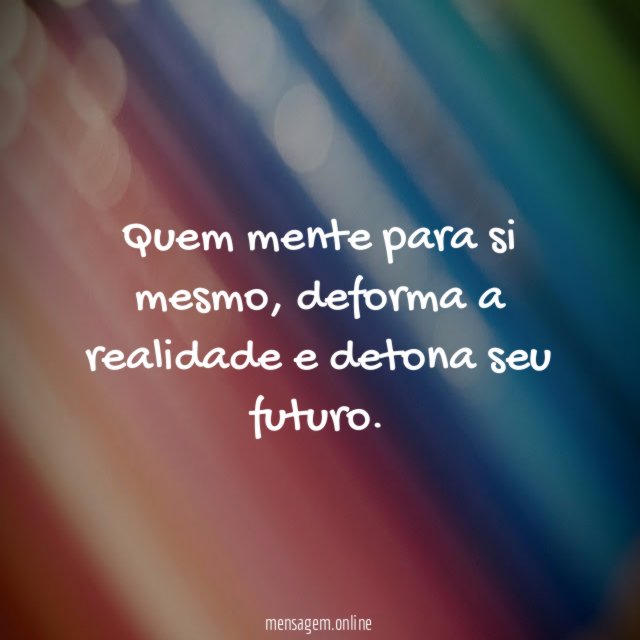 Quem mente para si mesmo