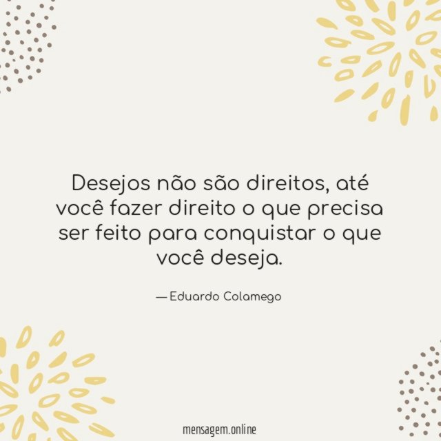 Desejos não são direitos