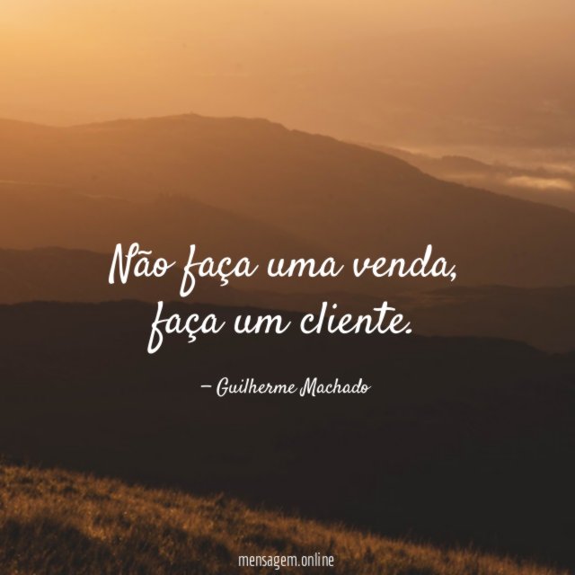 Não faça uma venda