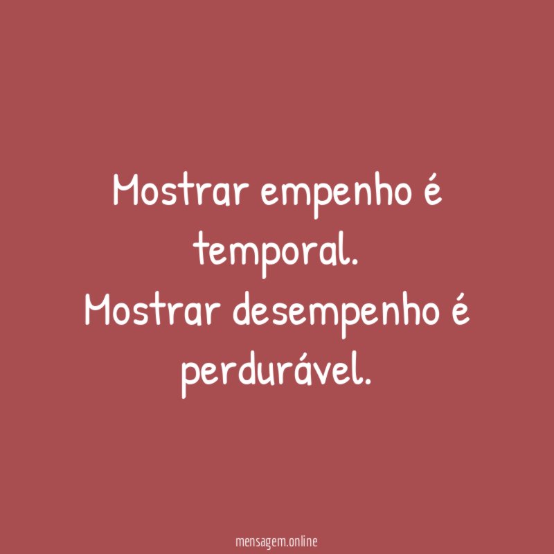 Mostrar empenho é temporal