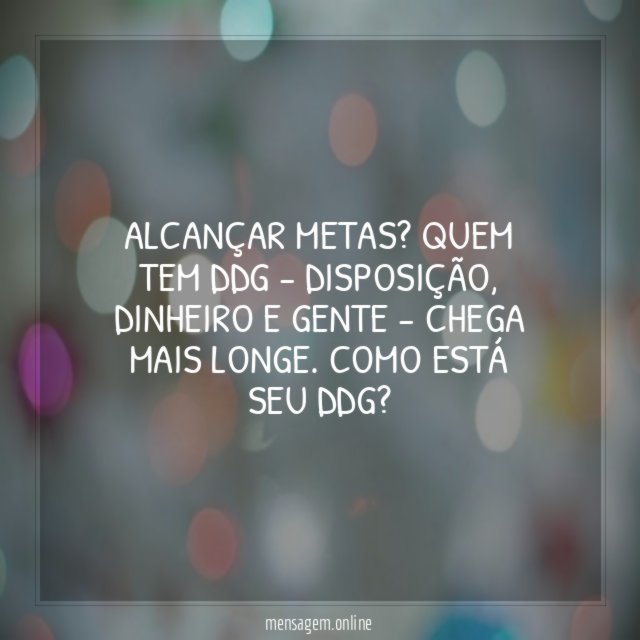 Alcançar metas