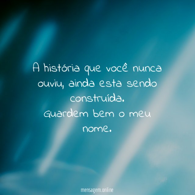 A história que você nunca ouviu