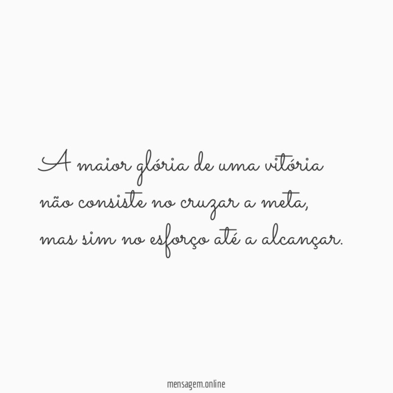 A Glória da Vitória
