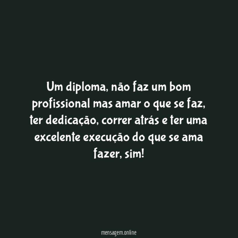 Um diploma