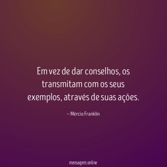 Em vez de dar conselhos