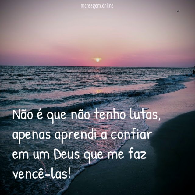 Não é que não tenho lutas