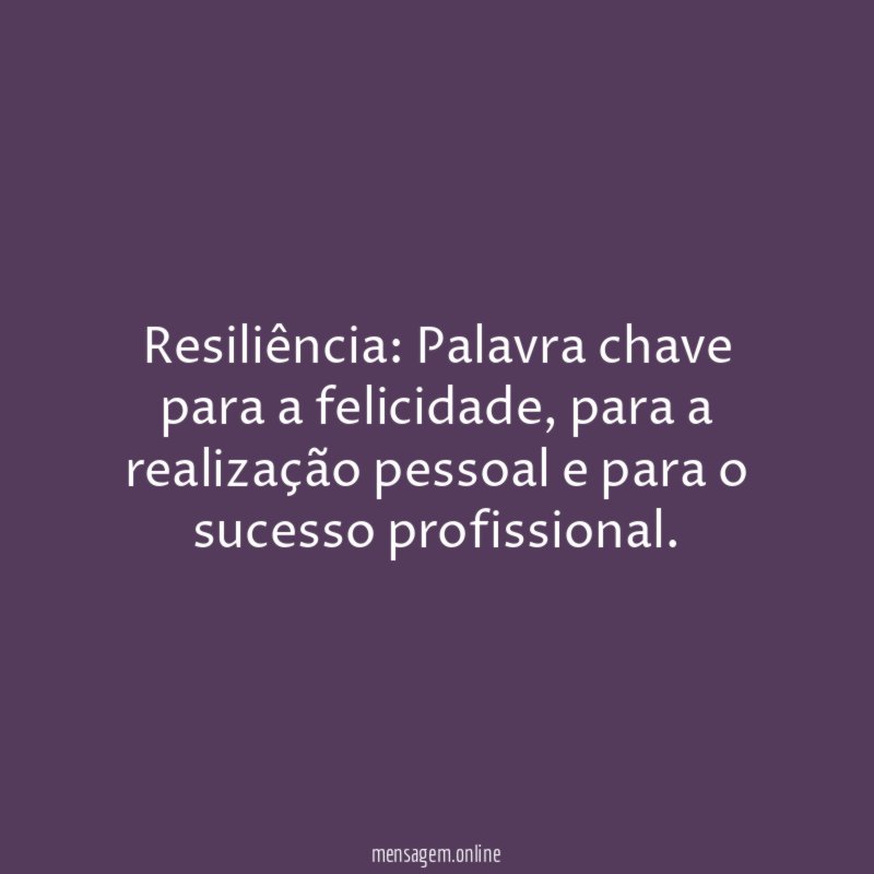 Resiliência