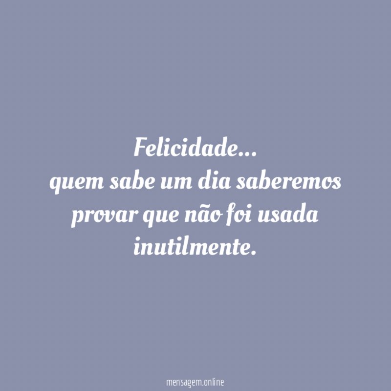 Felicidade