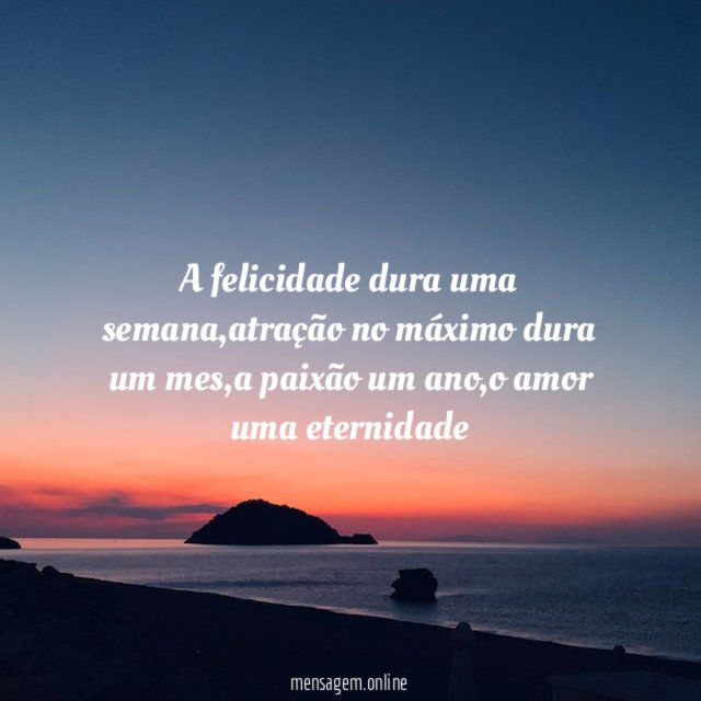 A felicidade dura uma semana