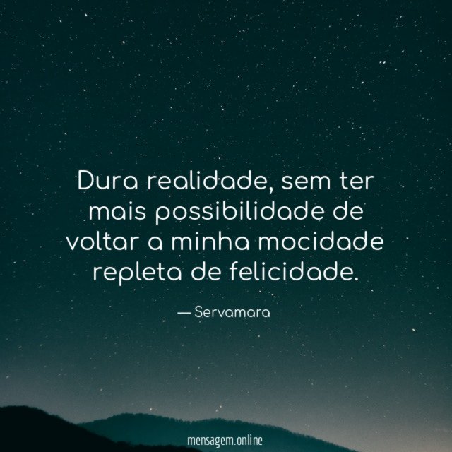 Dura realidade