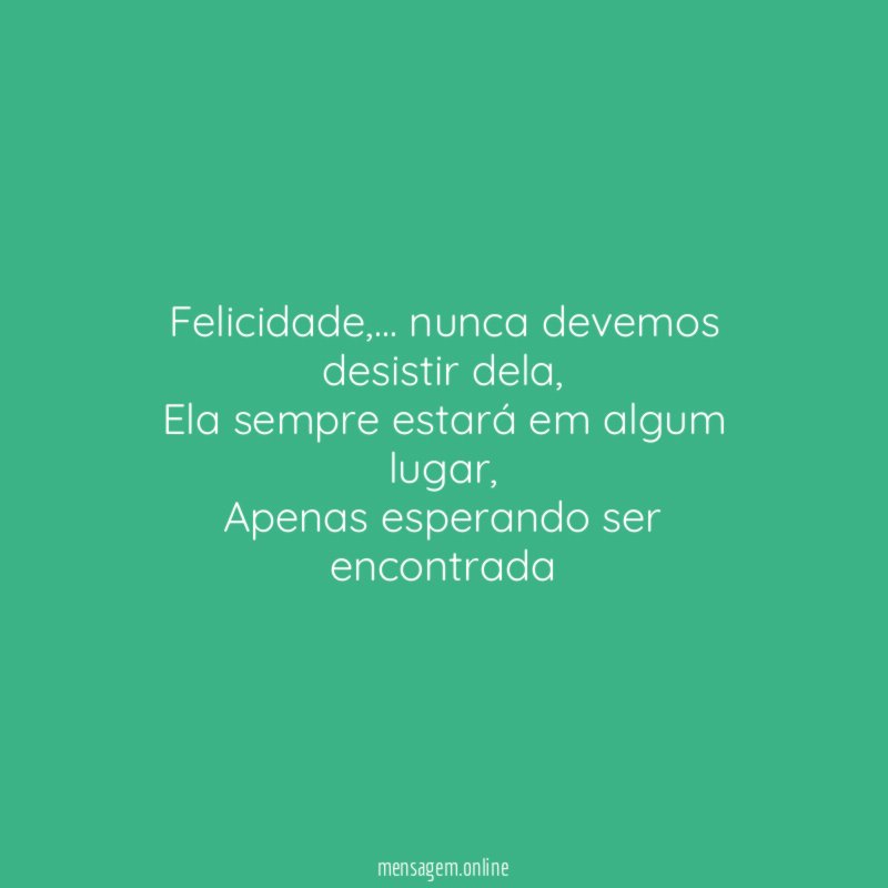 Felicidade