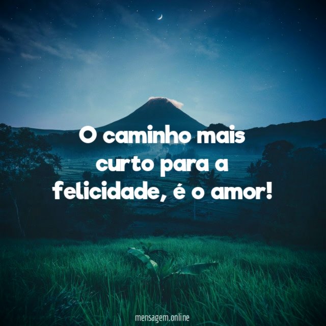 O caminho mais curto para a felicidade