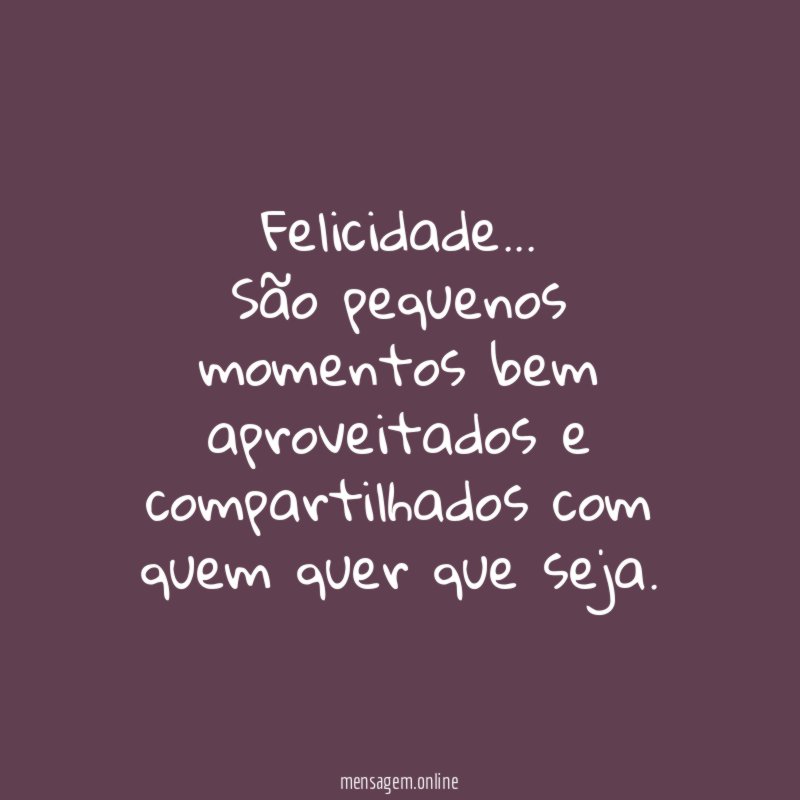 Felicidade
