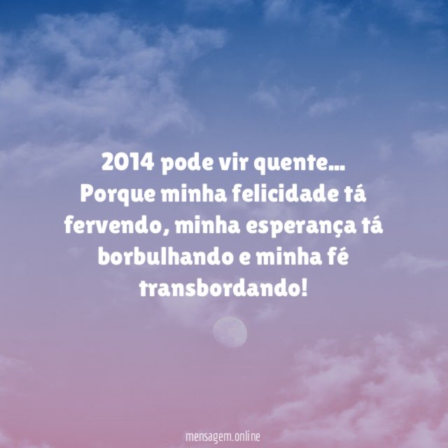 2014 pode vir quente