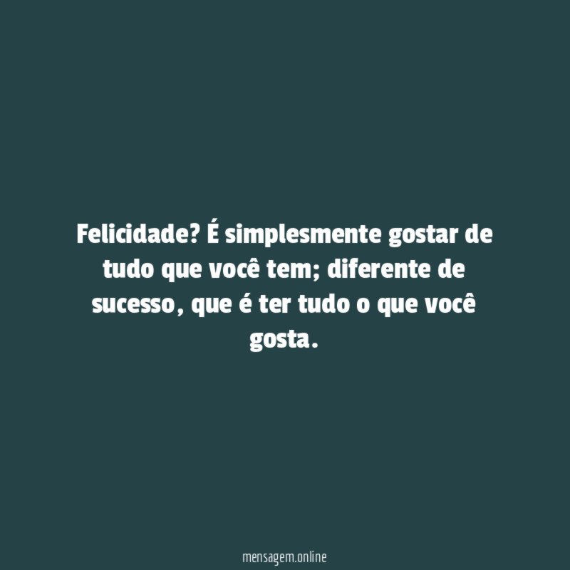Felicidade
