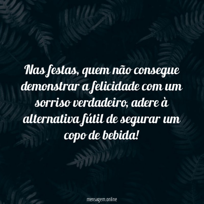 Nas festas