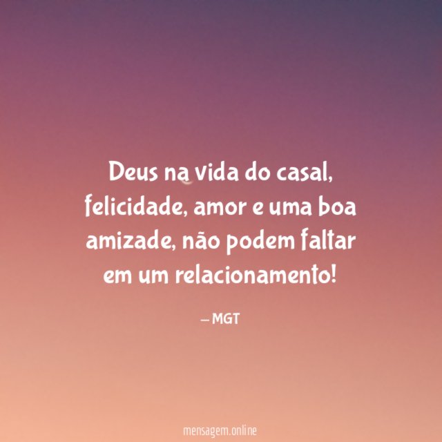 Deus na vida do casal