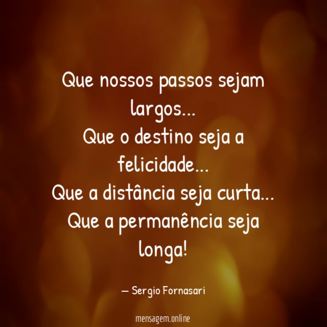 Que nossos passos sejam largos