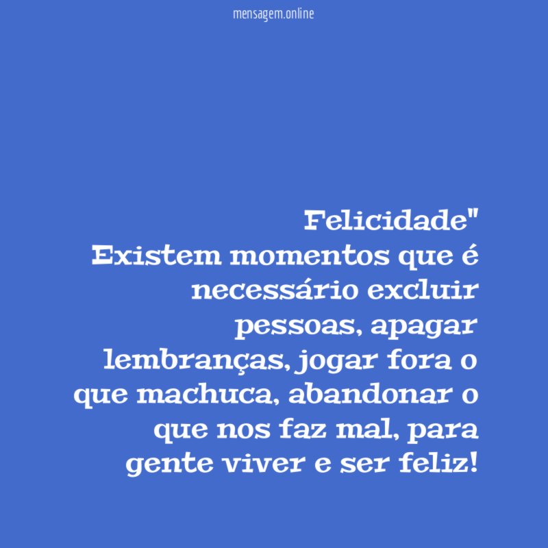 "Felicidade"