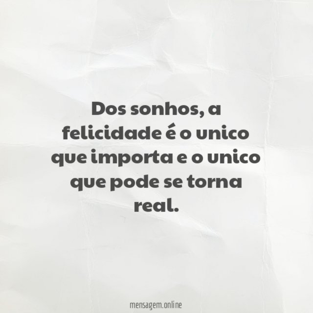 Dos sonhos