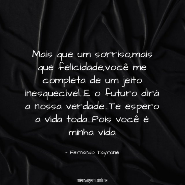 Mais que um sorriso