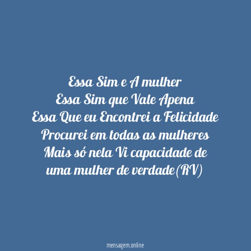 Essa Sim e A mulher Essa Sim que Vale