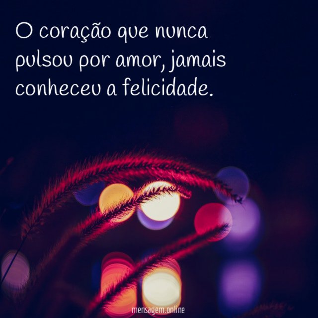 O coração que nunca pulsou por amor