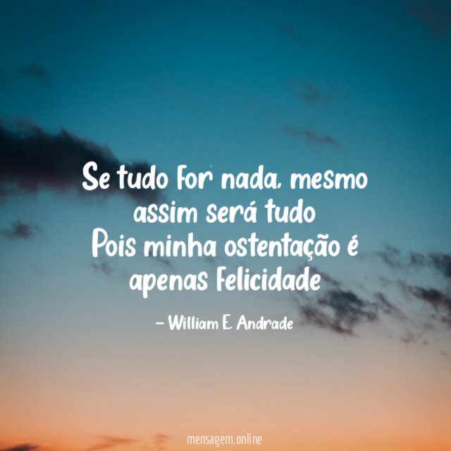 Se tudo for nada