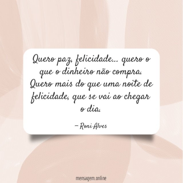 Quero paz