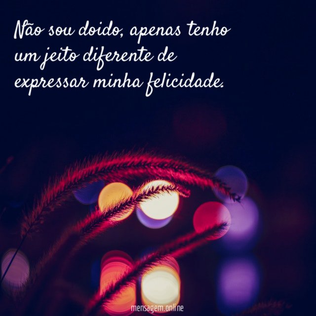 Não sou doido